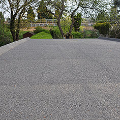 New flat garage roof