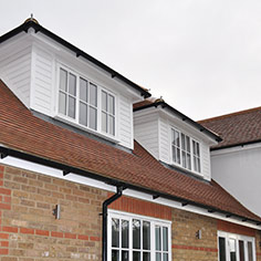 roof, dormers, gutters, facias, soffits and barge boards